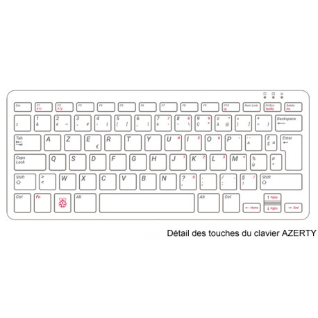 Kit Raspberry Pi 400 Clavier Azerty Fr