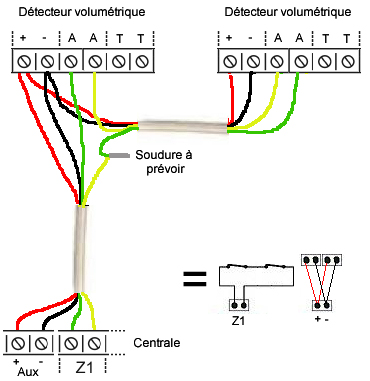 schéma electrique simple détecteur de mouvement - schéma electrique  détecteur avec interru…