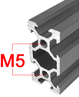 Taraudage M5 des profilés aluminium 20x40 mm ACRZilla 100 mm