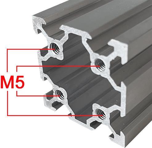 Taraudage M5 des profilés aluminium 40x40 mm ACRZilla 60 mm