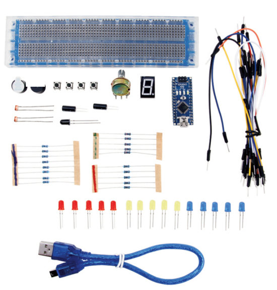 Détail du starter kit pour compatible Arduino NANO