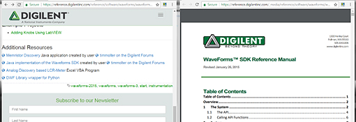 Differences WaveForms et WaveForm Live - 10