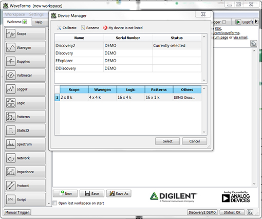 Differences WaveForms et WaveForm Live - 12