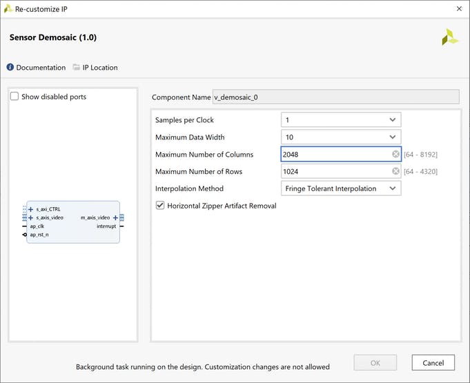 noyau IP de correction gamma