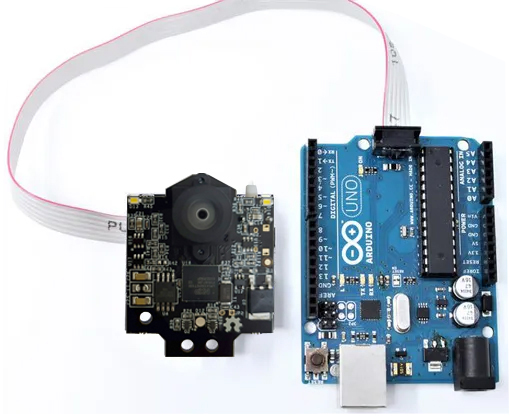 Raccordement de la Pixy 2 sur un Arduino