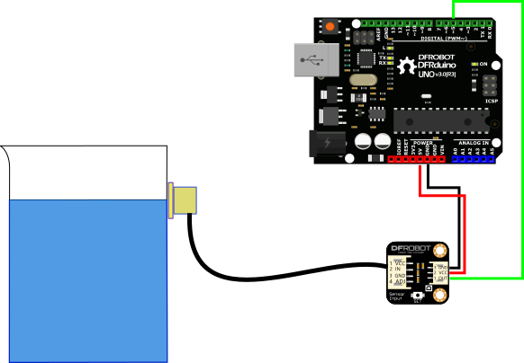 Utilisation d'un capteur de niveau d'eau avec Arduino • AranaCorp