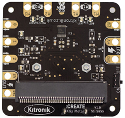 Face avant de la platine :CREATE Klip Motor Driver