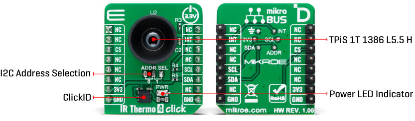 Détail du module Thermo 4 click