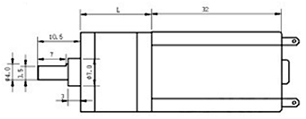 Dimensions moteurs E20GM-1200100