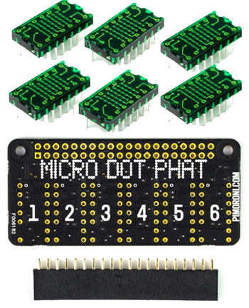 Détail du kit Micro Dot pHAT PIM187