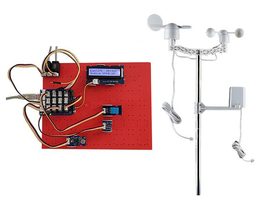 Starter kit Météo compatible Grove - Station météorologique